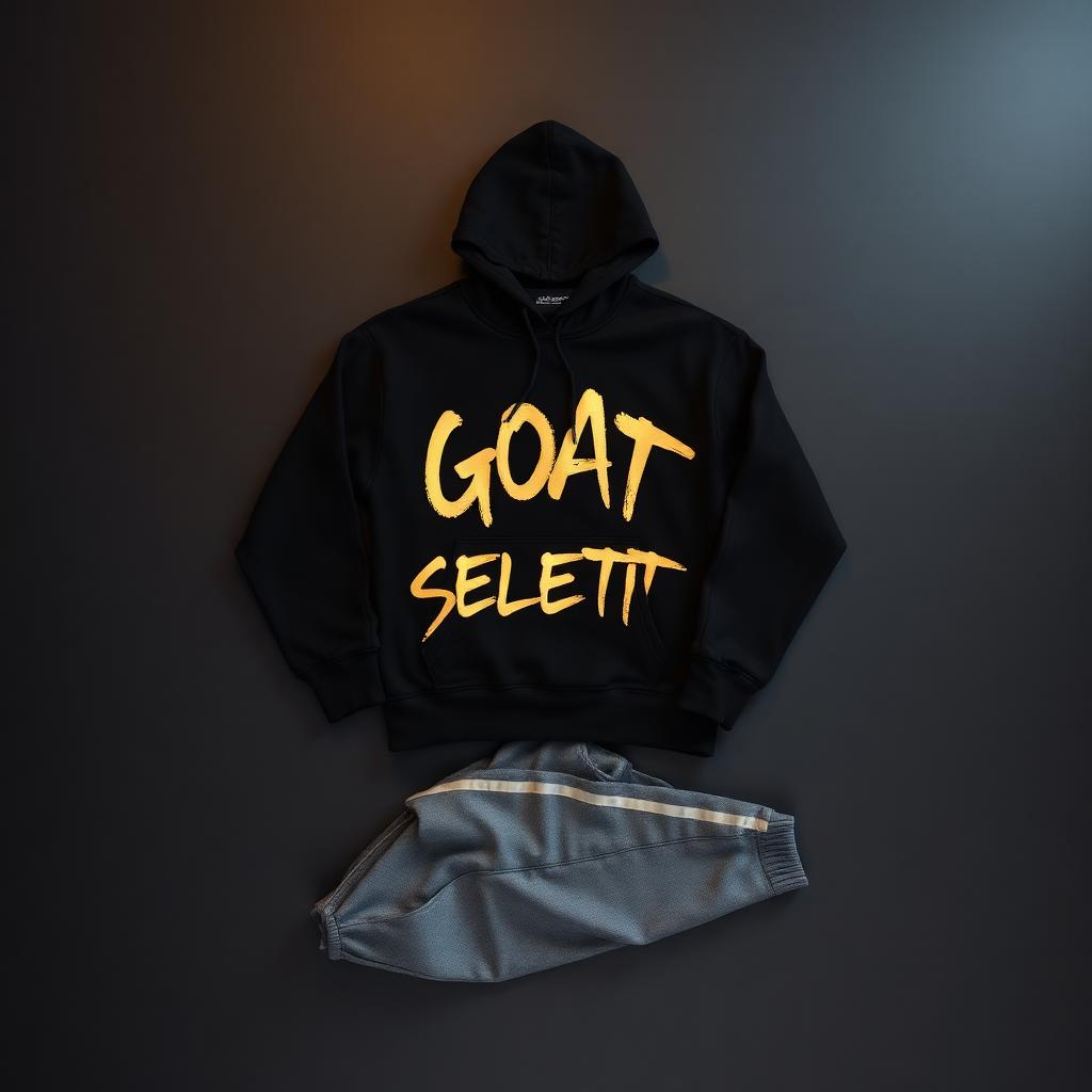Conjunto GOAT Select Preto e Cinza